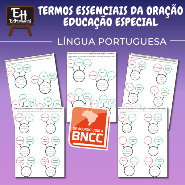 Termos essenciais da oração  - Educação Especial